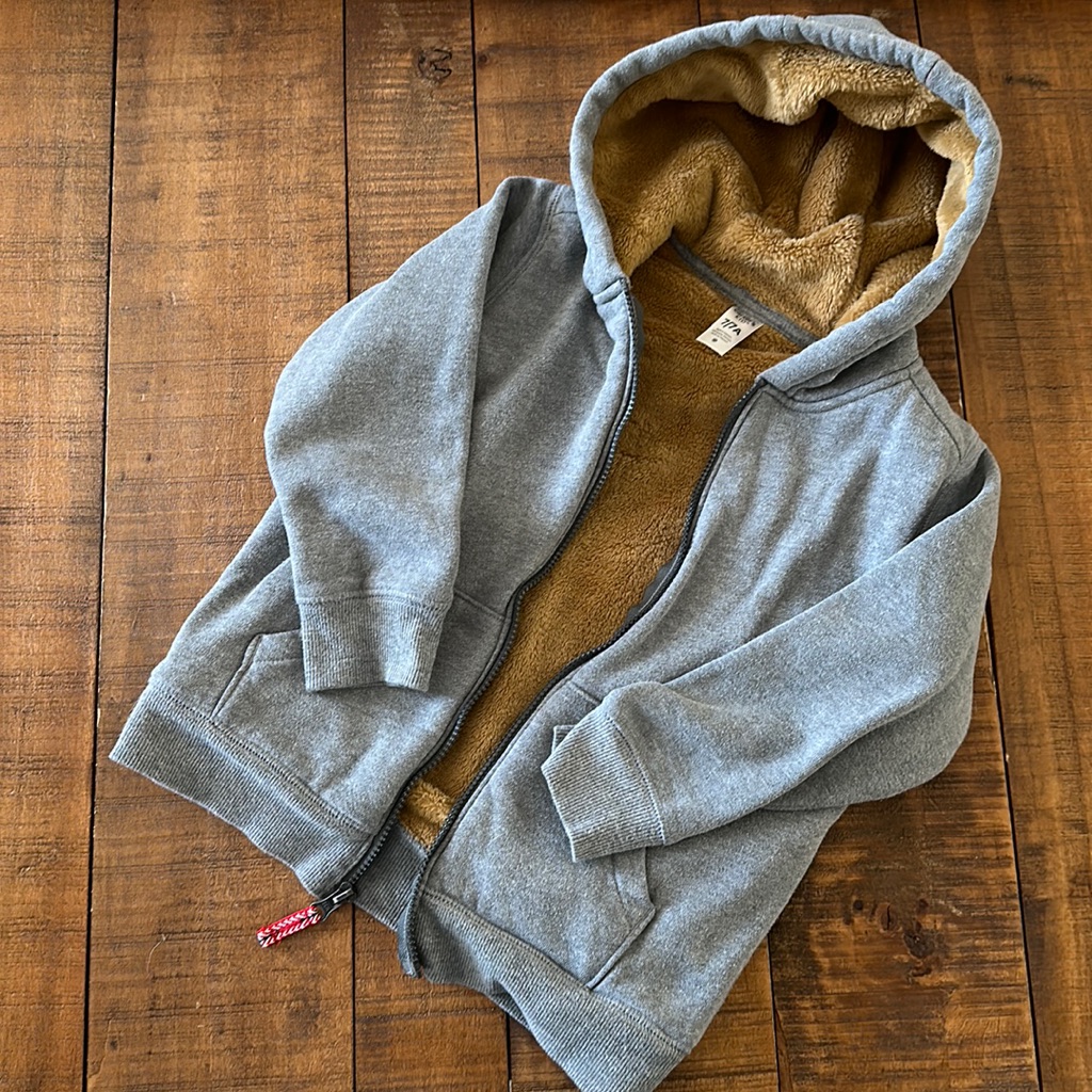 Fuzzy- Lined Jacket